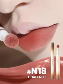 JUDYDOLL MATTE LIP POWDER CUSHION CREAM, Orange Blossom Lip Powder Cream, Matte Lip Gloss, Lipstick, Lip Mud, Non-Drying, Smooth, Long-Lasting, Smudge-Proof, Suitable For Makeup, Parties, Dates, Gifts, Holidays - N18 - Xem 1