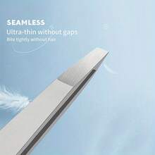 A Professional Stainless Steel Tweezers For Hair Removal - Perfect For Removing Facial Hair, Ingrown Hairs, And Splinters - 銀色 - 查看 6
