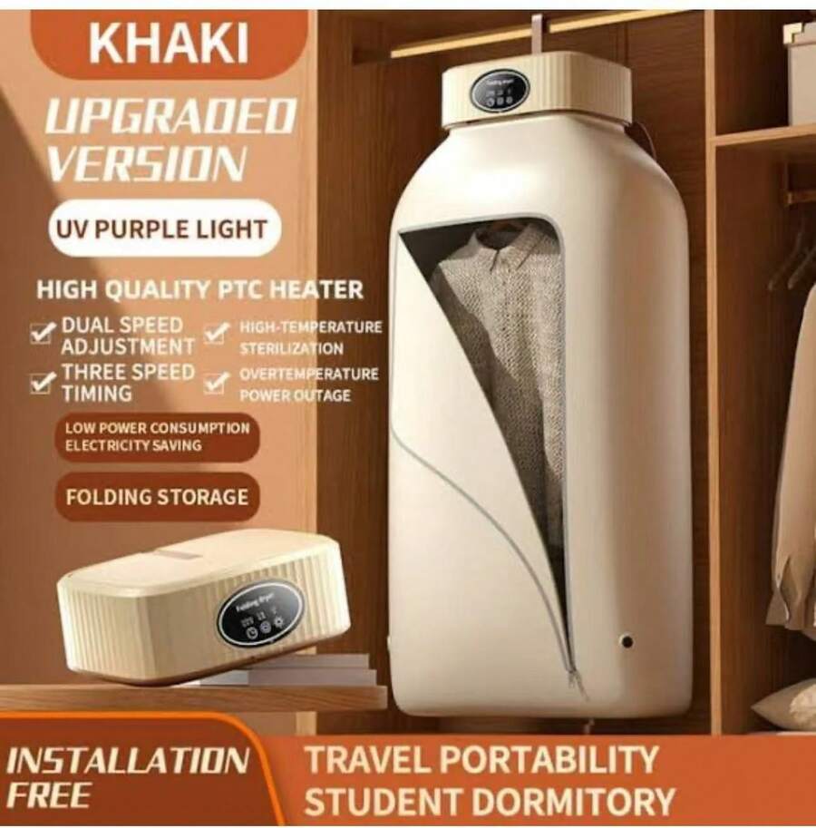 SECADORA PORTATIL - Tipo de Enchufe B USA (110-127V) - Ver 1