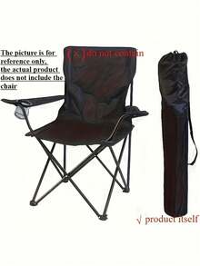 1pc Folding Chair Storage Bag, Garden Chair Carry Bag, Handbag, Portable Bag, Camping Bag, Outdoor Camping And Hiking Accessory, Portable Folding Chair Storage Bag - Multicolor - View 2