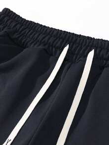 Bộ đồ thể thao nam in họa tiết, gồm 2 món, thích hợp cho du lịch, hoạt động ngoài trời, cắm trại, mùa xuân/thu. - Màu xanh lam - Xem 7