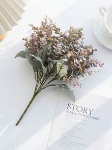 1/80 قطعة ، طول 12.99 بوصة ، باقة أوراق دائرية اصطناعية ، باقة نباتات مزيفة ، زهور اصطناعية ، مركز زهور مزيف ، مناسب لباقة زفاف DIY ، حفلة ، منزل ، غرفة المعيشة ، المطبخ ، الحديقة ، الفندق ، المكتب ، إكليل DIY ، هدية ، ديكور طاولة ، ديكور عيد الميلاد ، ديكور داخلي / خارجي ، زهور بلاستيكية مزيفة بالجملة لديكور المزهريات ، ديكور منزلي ريفي ، زفاف بوهيمي - أرجواني فاتح - مشاهدة 6