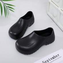Giày làm việc nhẹ thời trang, chống trượt, chống thấm nước, đế EVA mềm mại cho nhà bếp (Size nhỏ) - màu đen - Xem 4