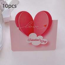 2026年情人节心形贺卡，我爱你鲜花，节日情人节贺卡，爱情留言，小卡片，婚礼床上用品，情侣用品，情人节礼物，派对用品，新年礼物。 - 彩色 - 查看 12