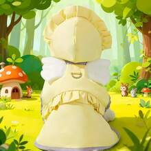 Pet Dog Angel Raincoat Summer Rain Waterproof Dog Clothes Small Dogs Out Cape Style Poncho Supplies Dog Accessories Pet Clothes - Multicolor - View 4