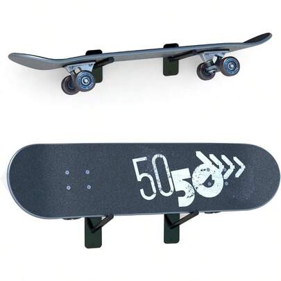 Skateboard Wall Mount Skateboard Hanger Skate Deck Display Holder Skateboard Hook Ski Rack For Garage Longboard Rack Snowboard Storage 4pcs