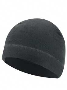 2024 Unisex Windproof Warm Fleece Knit Hat, Men's Winter Ski & Cycling Cap, Women's Casual Beanie - A - View 4