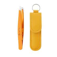 Pinzas para el vello facial, pinzas de cejas de acero inoxidable con punta inclinada para eliminar el vello, para el cuidado y arreglo de cejas y pestañas - Multicolor - Ver 10