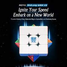 WRM V9 3D Magnetic Levitation Magic Cube, A High-Tolerance, High-Fault-Tolerance, Competition-Grade, Stress-Relieving Puzzle Toy, A Christmas, Halloween, Or Birthday Gift. - 彩色 - 查看 1