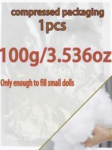 1pc 100g/500g/1000g High Quality Polyester Fiber Filling, Soft & Fluffy With High Elasticity. Premium PP Cotton, Silk-Like Fiber, DIY Filling Material, White Polyester Fiber Filling, Large Capacity, Soft & Fluffy, Highly Elastic Pillow Material, Premium Polyester Fiber Filling, Suitable For Pillows - Multicolor - View 12