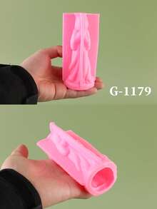 3D圣母玛利亚树脂铸造硅胶模具，DIY烛台石膏装饰硅胶模具，异形家居装饰硅胶模具