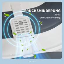 HOMCOM Deodorizing And Scooping Cat Litter Box For Cats Up To 5kg, White Grey, 52x41x38cm, Odor Blocker And Hygienic