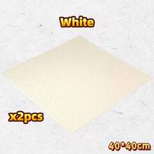 1pc 50X50 Building Brick Base Plate, Fits All Major Brand Construction Modules, 15.7X15.7 Inches, Holiday/Birthday/Christmas Gift - Multicolor - View 27