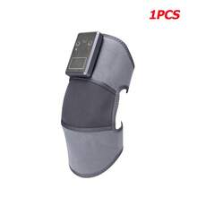 1pc/Pair Knee Massager With Heating And Vibration Function, Relieve Pain, 4 Heating Modes And 3 Massage Modes, Adjustable For Knee/Elbow/Shoulder, Wireless Rechargeable Heated Knee Brace, Suitable For Both Men And Women, Essential For Keeping Warm In Winter