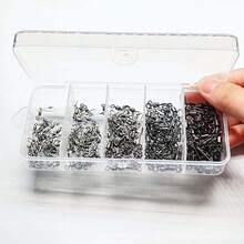 100Pcs/Box Fishing Connector Barrel Swivels Snap 10#-2# Rolling Swivel For Fishhook Link Fishing Lure Accessories