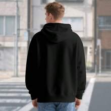 Gothic Web Anti Social Club Hoodie Trendyn Casual Y2K Retro Hoodie New Arrival Street Style Polyester Cotton Blend Women's Swe - 黑色 - 查看 6