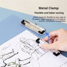 A4 Transparent Plastic Clipboard With Clip And Ruler, 8.86'' X 12.4'' Letter Size Writing Board, Suitable For Meeting Notes, Drawing And Measuring, School Supplies, Office Supplies - Single Piece - View 5