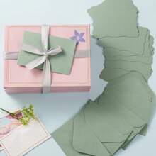 20-Piece Set, Includes Creative Kraft Paper Vintage Envelopes And Greeting Cards, Featuring A Blank Wavy Lace Design, Perfect For Handwritten Birthday Wishes, Thank-You Cards, And Letters. Suitable For Weddings, Engagements, New Year's Greetings, Party Invitations, Valentine's Day Handwritten Cards, And Business Correspondence. - Multicolor - View 12