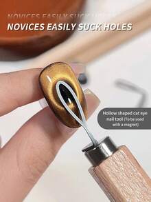 LYTTOA 2pcs Cat Nail Magnetic Gel, 3-In-1 Multi-Function Magnetic Stick & Strong Magnet Nail Art Tools - Multicolor - View 5