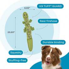 Outward Hound Fire Biterz Giraffe Firehose Plush Dog Toy, Brown, Medium - Màu B - Xem 3