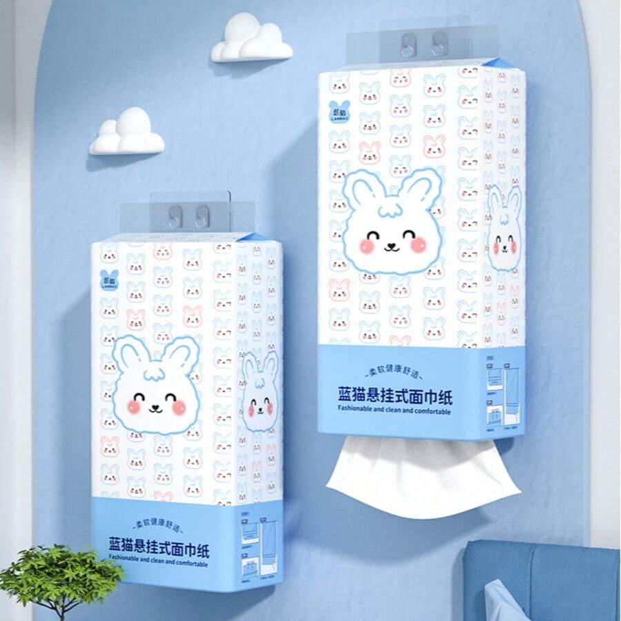 High-Quality Wood Pulp Made, Soft And Skin-Friendly, Easy To Pull. Suitable For Bathroom, Shower, Kitchen, Suitable For Family Use Or Single-Person Use. Kitchen Paper, Napkins (Toilet Paper, Household Items, Household Necessities, Toilet Paper Rolls) - Multicolor - View 1