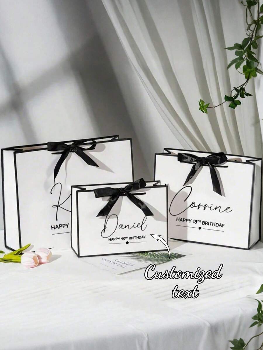 Personalisierte Geschenktüten für Geburtstagsfeiern, Geschenktüten für Mütter, Geschenktüten zum 40. Geburtstag, Geschenktüten zum 21. Geburtstag, Geschenktüten zum 30. Geburtstag, personalisierte Geschenktüten, multifunktional, dekorativ, wiederverwendbar, exquisit, modisch, hochwertig, farbig, modern, stilsicher, individualisierbar, personalisiert, einzigartig, ideales Geschenk für ihn, gemütliche Atmosphäre, Herbstliche Erfrischung für Zuhause, harmonisches Zuhause