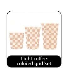 3pcs Iced Coffee Cup Sleeve For Large Sized Cups, Reusable Neoprene Iced Coffee Cup Holder For Hot Cold Drinks - Multicolor - View 9