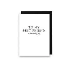 "To My Best Friend" ON HER Wedding Day Card | Wedding Day Card | To My Best Friend | Wedding Card - Multicolor - View 7