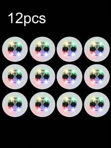 8 szt. podstawek z podświetleniem LED, lampki do butelek LED, uwielbienie butelek, naklejki LED na podstawki do napojów, podkładka pod kubek Flash Shots Light, kolorowe musujące podstawki do butelek, jasne podstawki LED do butelek wina, podświetlane dekoracje do barów i klubów nocnych, dekoracje na imprezy i przyjęcia, artykuły imprezowe, festiwal muzyczny - Wielokolorowe - Zobacz 12