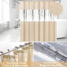 YESagoodShop Bathroom Set Black Trash Can  9 Piece Decor Toothbrush Holder Cup Lotion Dispenser Tray Soap Dish Toilet Brush Qtip 1763699629789 - 浴室套裝+浴簾+毛巾套裝 - 查看 5