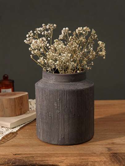 Farmhouse Vase For Home Decor, Vintage Rustic Terracotta Flower Vase Suitable For Home Decor, Living Room, Shelf, Dining Table, Room Decor, Home Decor, Birthdaydecor,Kitchen,Wedding, Bedroom Decor, Livingroom Decor, Gift, Party Decor,Bestfriend Gifts