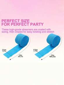 6pcs Colorful Crepe Streamers, Full Of Life, For Rainbow Party, Holiday Decorations, Birthday, Wedding, Christmas, Halloween, Thanksgiving, Easter And New Year