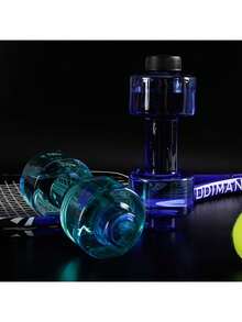 1个防漏哑铃水杯，双用途550毫升哑铃水壶，便携式创意运动水杯，健身房适用 - 彩色 - 查看 6