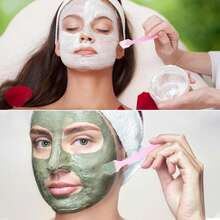 10 Stücke/20 Stücke Kosmetikspachtel - Für Kosmetika, Gesichtscreme, kleine Löffel - Kosmetikspachtel - Multifunktionaler Mini-Applikator zum Mischen von Gesichtscreme, Hautpflegeprodukten oder Gua Sha Schalen, Maskenspachtel - Pink - Übersicht 4