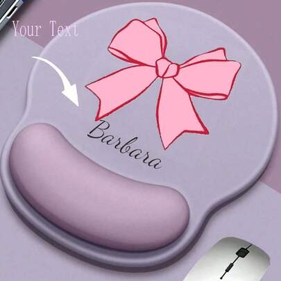 1 tấm lót chuột tùy chỉnh có chỗ tựa cổ tay, dùng được cho cả nam và nữ, tấm lót chuột máy tính bằng cao su chống trượt, dày và mềm, phù hợp cho văn phòng và giải trí, cũng có thể dùng làm thảm trải bàn và miếng kê cổ tay, vật dụng cần thiết cho mùa tựu trường.