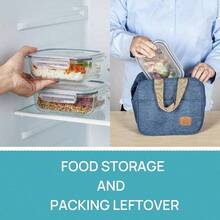 5Pack 22oz Glass Storage Containers With Lids, Glass Meal Prep Food Container Sets With Snap Airtight Lids Microwave, Oven, Freezer And Dishwasher - 5 gói 22oz - Xem 6