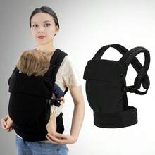 Baby Carrier, Infant Cotton Front & Back Dual-Use Multifunctional Child Carrier Backpack - Multicolor - View 2