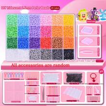 2.6mm DIY Craft Material Set, Suitable For Arts And Crafts Creation, Includes Beads And Assorted Accessories, Ideal For Making Christmas And Other Holiday Gifts (Accessories And Beads In Random Colors) - Multicolor - View 12