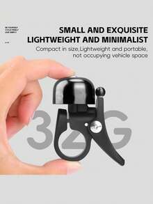 Mountain Bike Bell Safety Warning Signal Loud Retro Bicycle Bell Road Handlebar Bike Accessories Riding Equipment - Black - View 5