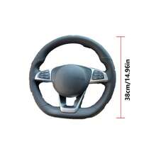 手工真皮方向盘套，适用于奔驰C300、C400、CLA250、CLS400、CLS550、GLC300 - 38公分 - 查看 6