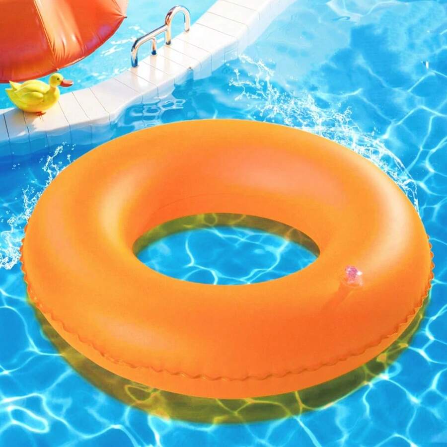 Boia Neon Piscina 80cm - Laranja - Visão 1