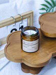 FAMILY SHIP 100g/1pc Mint Scented Candle, Smokeless Burning, Long-Lasting Fragrance, Suitable For Bathroom, Workout, Sleeping, Home Decor, Gifts For Friends, Girlfriend, Elders, New Year, Birthday, Festivals, Mother's Day, Thanksgiving, Valentine's Day