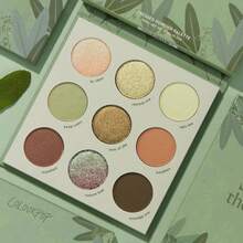 ColourPop Sage The Day Eyeshadow Palette - Sage &Amp; Olive Palette With Metallic And Matte Finishes - High-Pigment Eye Makeup With A Long-Wearing Formula (0.3 Oz) - ColorS - 查看 5