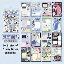 16pcs/32pcs Cute Cartoon Memo Pads, Fruit Themed Colorful Paper, With Die-Cut Grooves, Creative Life Journal, Learning Tool, Suitable For Miscellaneous Diary, Scrapbooking, Diary Decoration, Collage, Photo Album Etc.