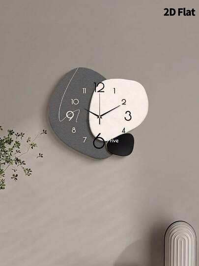 1pc 12inch/16inch Retro Artistic Creative ation Wand Clock, Super Quiet Quartz Movement, No Ticking Sound, Room ation, Home Living Bedroom view 10