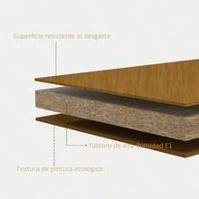 Industrial Style TV Stand 120cm, Entertainment Center Table With Drawer And Shelves - 鏽棕色 - 查看 6