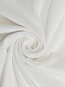 Women's Casual And Elegant Daily Versatile Solid Color Hollow Out Waist-Defining Sexy Pleated Flowy Strap White Sleeveless Halter Neck Long Dress, Spring Summer,Summer Dresses For Women,White Dress,Casual Long Dresses,Holiday Clothes,Elegant Dresses For Ladies,Party Dresses For Women,Beach Dresses,Summer Outfits - White - View 11