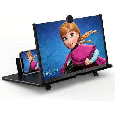 Amplificatore per smartphone, amplificatore per telefono cellulare 3D HD, pieghevole, filtro blu, compatibile con tutti gli smartphone, compatibile con , telefoni Android, regalo per compleanni, famiglia, amici per film, video e giochi. Regali di compleanno, film, video, giochi, estensore dello schermo, ingranditore dello schermo