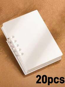 1-20pcs Customized Loose-Leaf Macaron Notebook, Office & Study Supplies, 80 Pages. Compact & Portable, Suitable For Classroom Notes, Recording Client Needs, Schedule Planning And Life Organization.