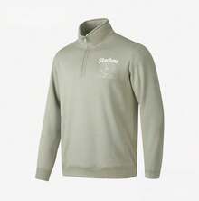 Skechers 男女通用学院风翻领情侣卫衣 - 綠色 - 查看 2